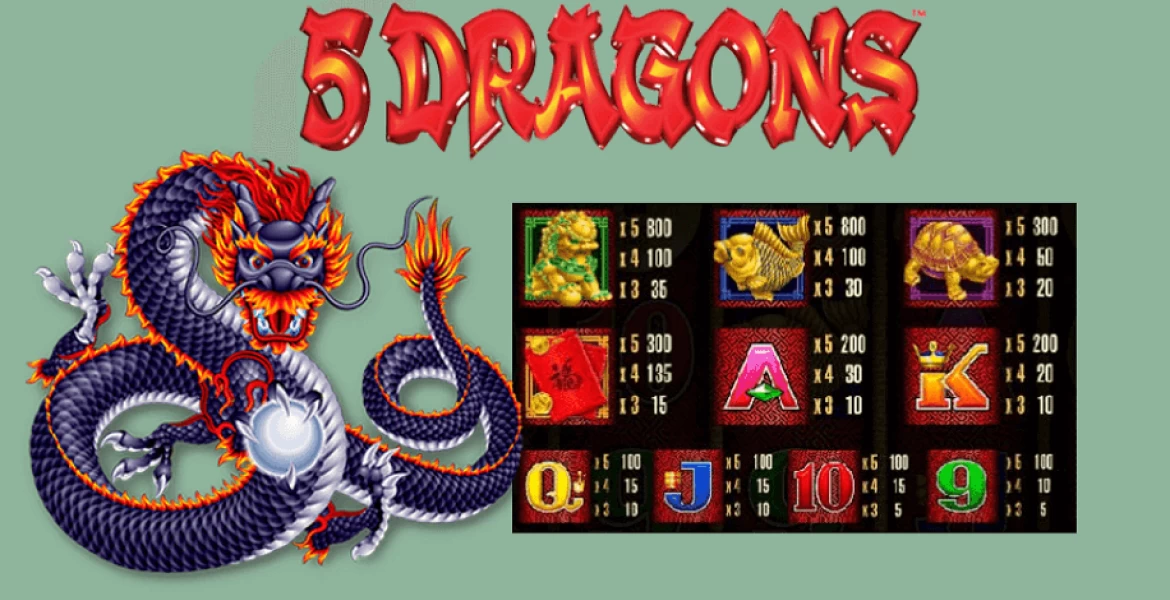 Play in 5 Dragons by Aristocrat for free now | SmartPokies