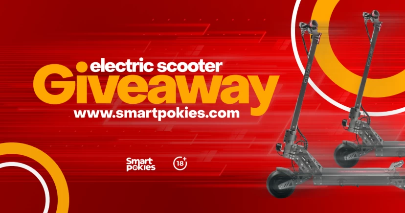 Smart Pokies electric scooter giveaway
