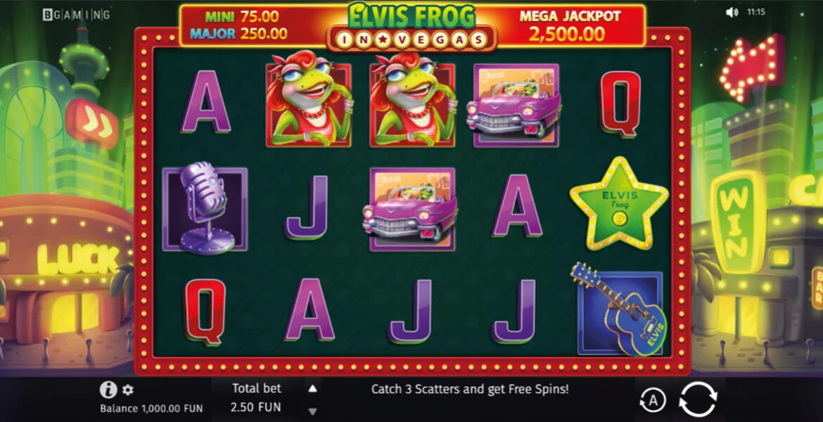 Play in Elvis Frog in Vegas by BGaming for free now | SmartPokies
