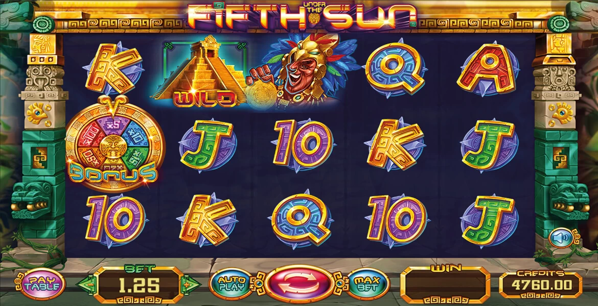 under the fifth sun slot by felix gaming