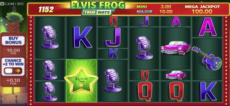 elvis frog slot machine