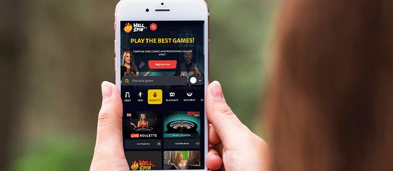 Hell Spin mobile online casino