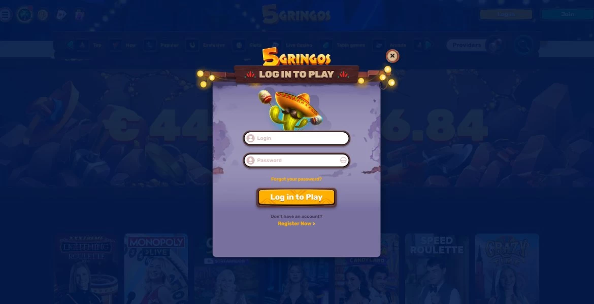 5gringos casino main page