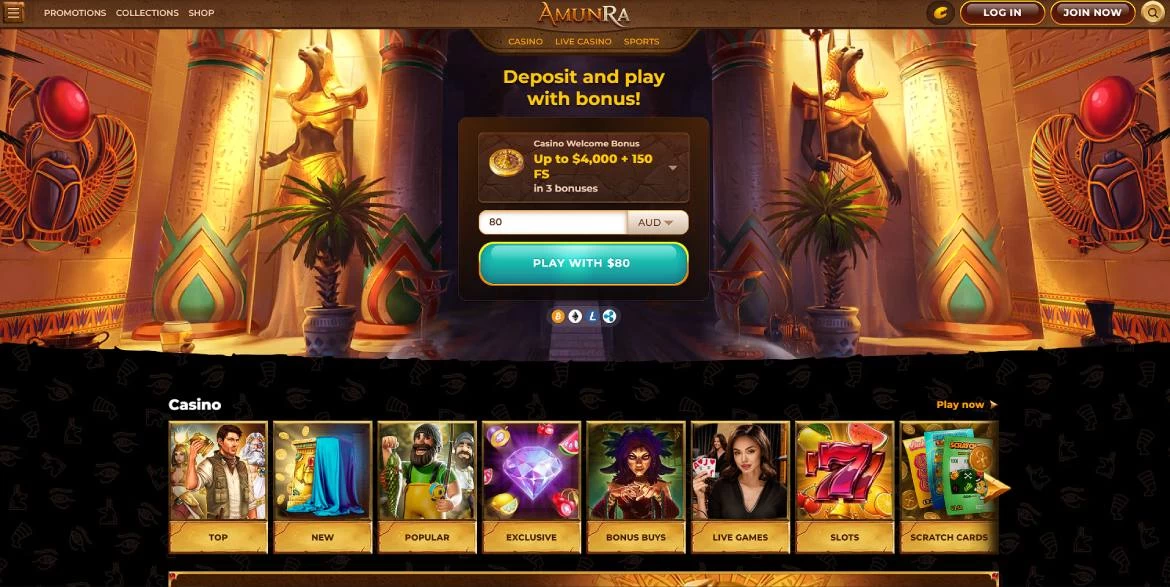 AmunRa Casino Login