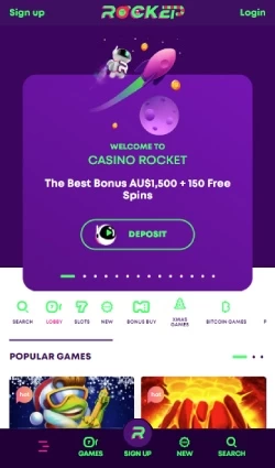 casino rocket mobile