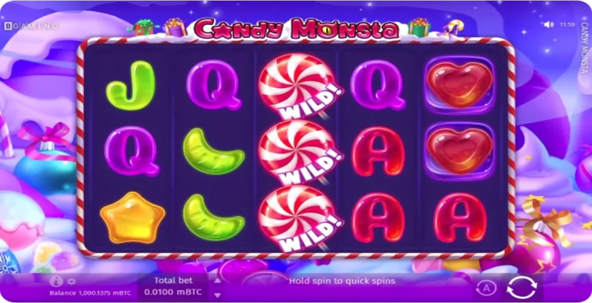 Play in Candy Monsta Xmas by BGaming for free now | SmartPokies