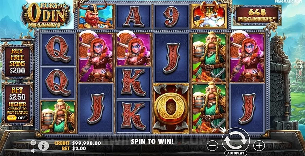 Play in Fury of Odin Megaways by Pragmatic Play for free now | SmartPokies
