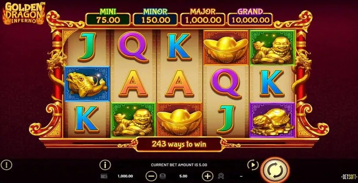 Play in Golden Dragon Inferno by Betsoft for free now | SmartPokies