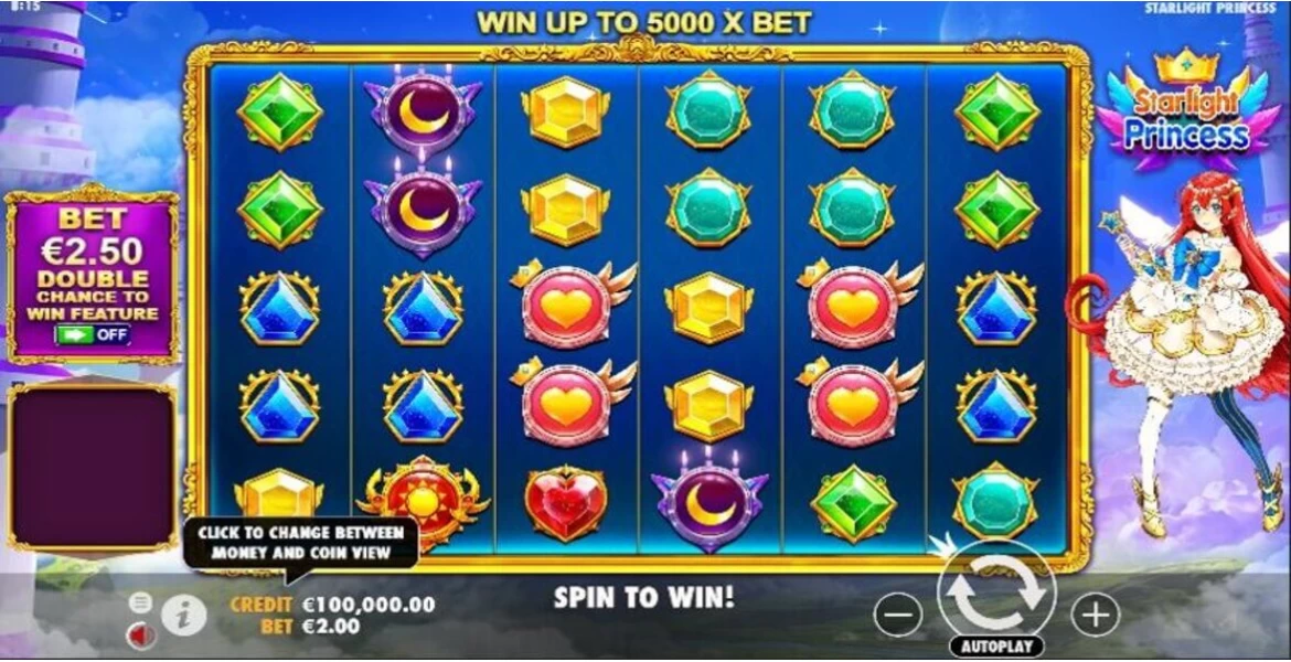 Play in Starlight Princess by Pragmatic Play for free now | SmartPokies
