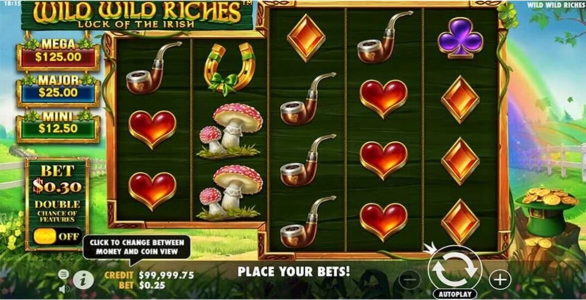 Play in Wild Wild Riches Luck of the Irish by Pragmatic Play for free now | SmartPokies
