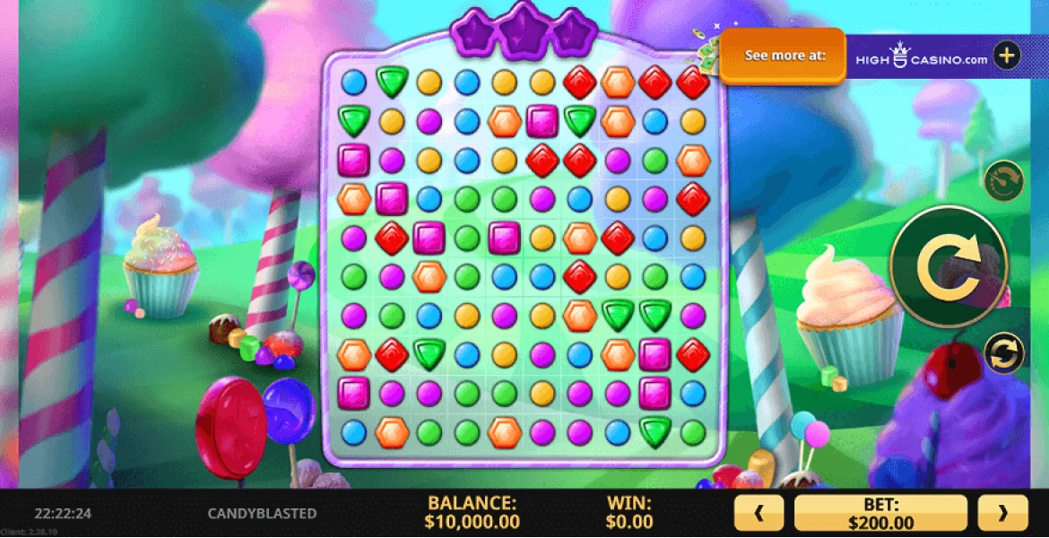 Play in Candy Blasted by High 5 Games for free now | SmartPokies