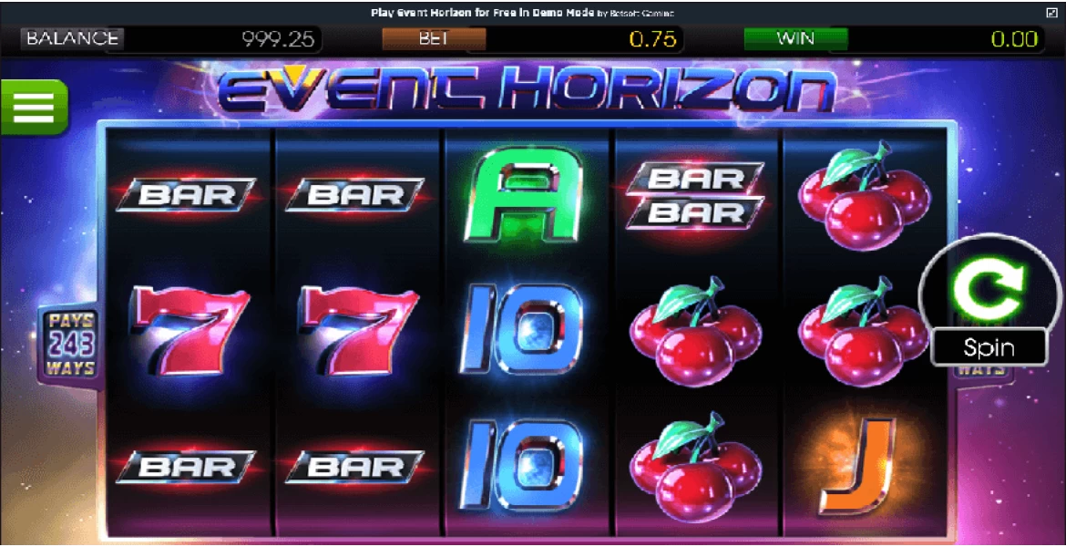 Play in Event Horizon by Betsoft for free now | SmartPokies