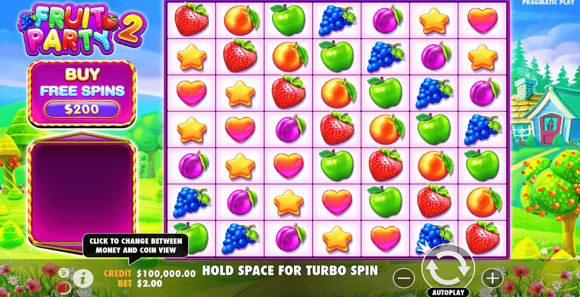Play in Fruit Party 2 by Pragmatic Play for free now | SmartPokies