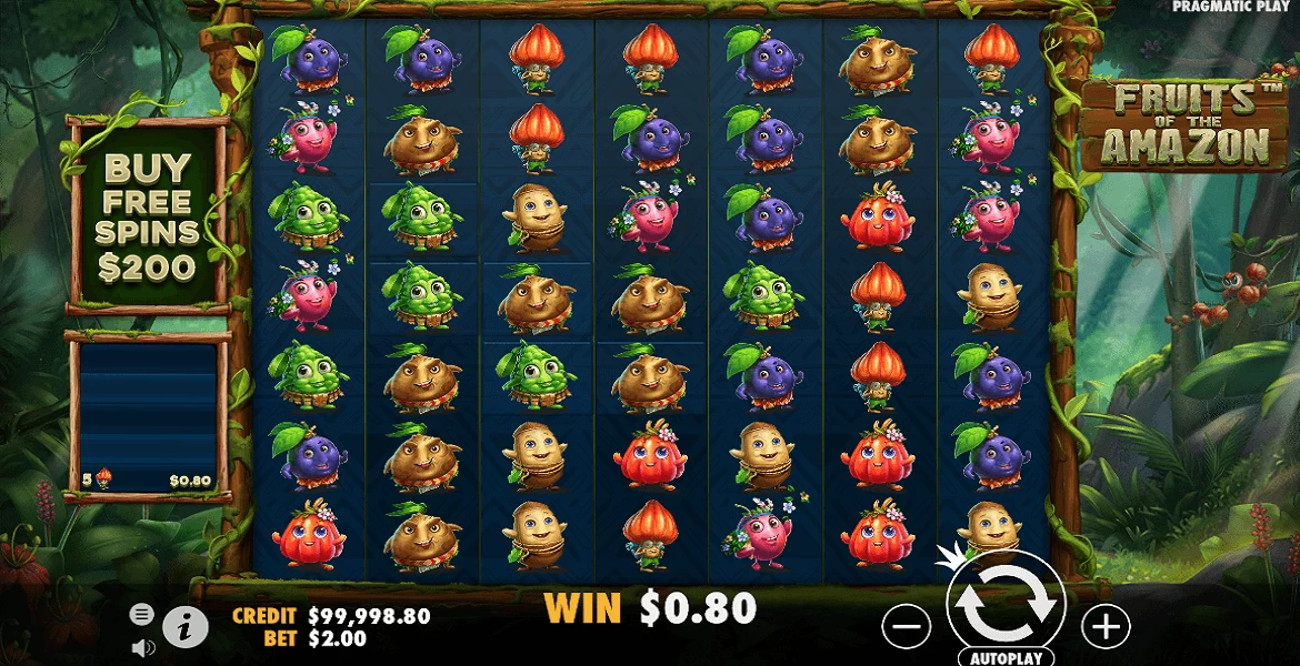 Play in Fruits of the Amazon by Pragmatic Play for free now | SmartPokies