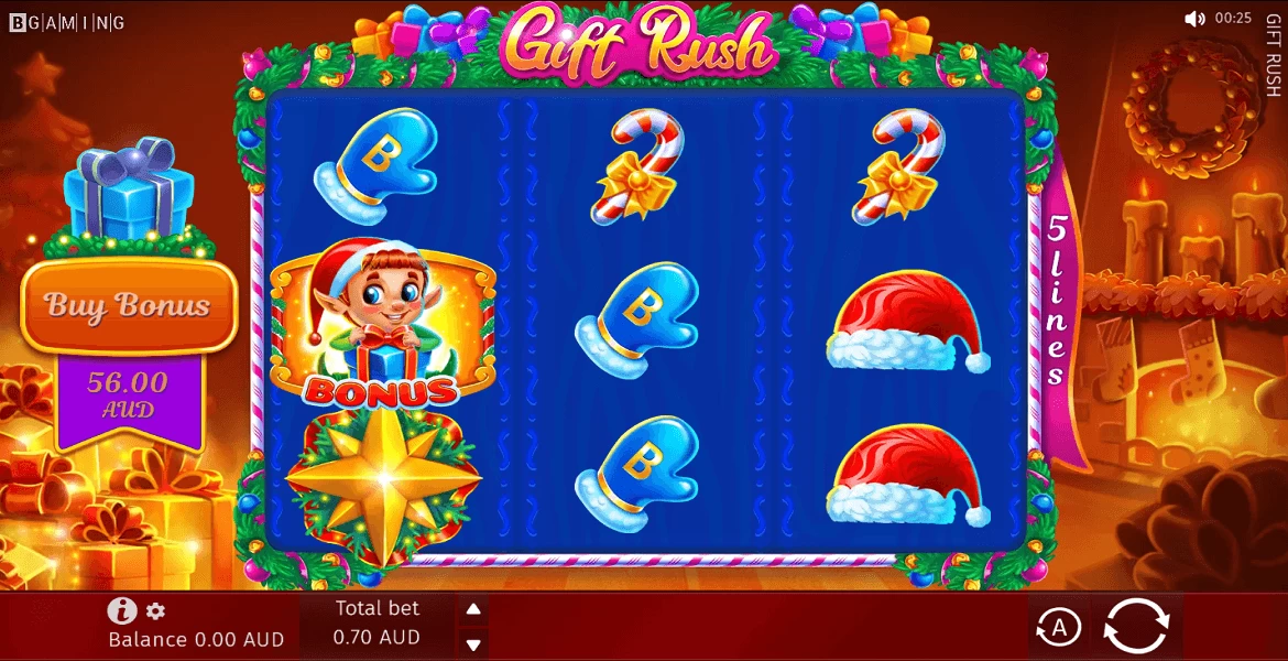Play in Gift Rush by BGAMING for free now | SmartPokies