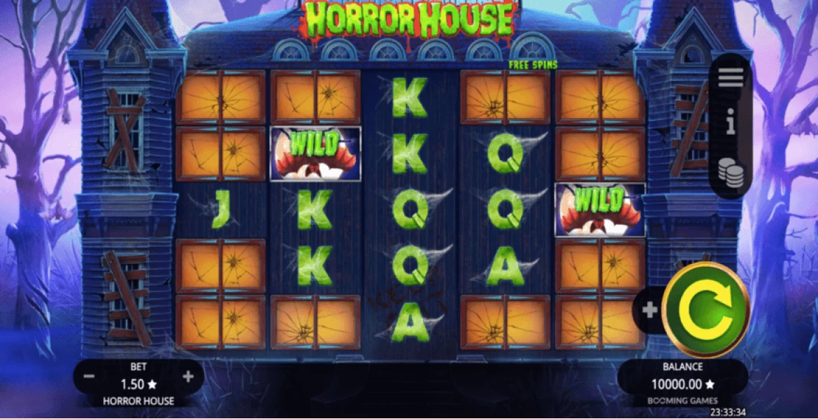 Play in Horror House by Booming Games for free now | SmartPokies