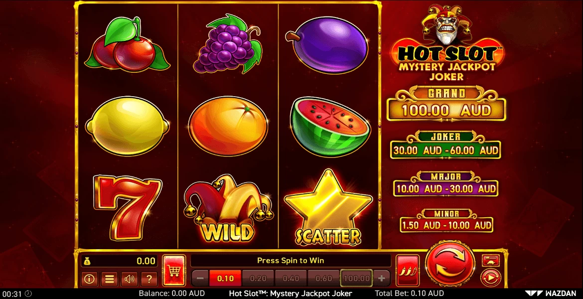 Play in Hot Slot™: Mystery Jackpot Joker by Wazdan for free now | SmartPokies