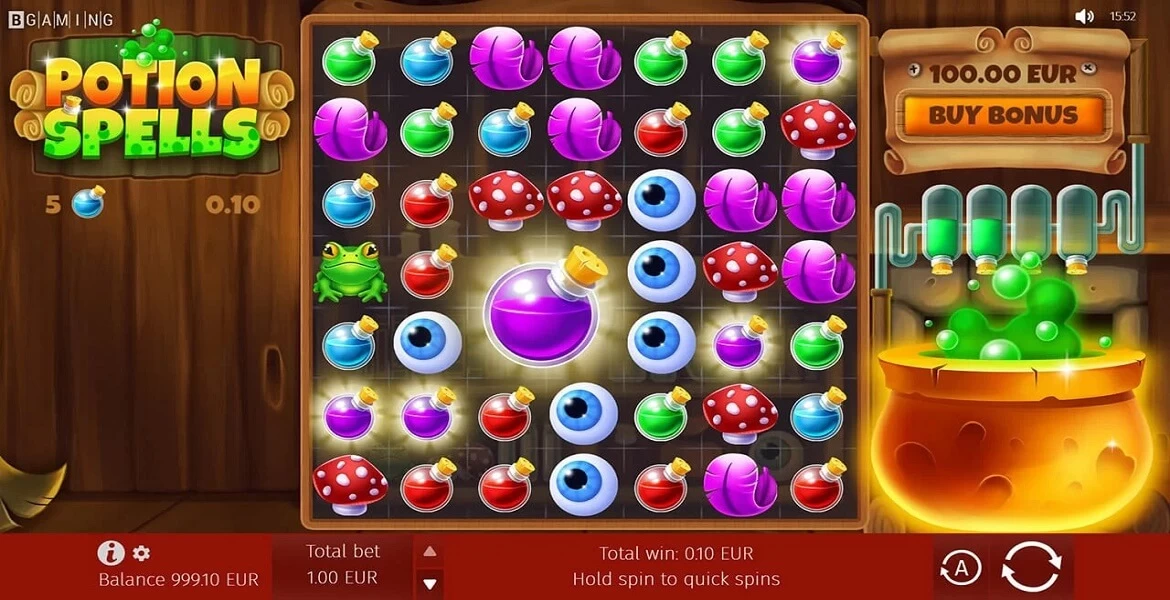 Play in Potion Spells by BGAMING for free now | SmartPokies