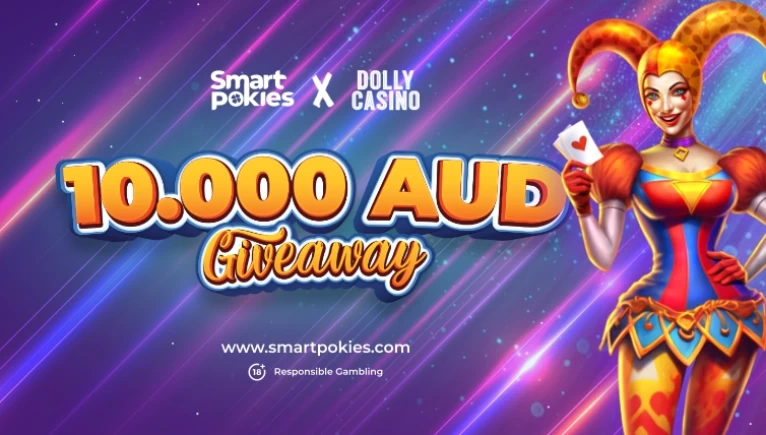 🤑 Smart Pokies x Dolly Casino 10,000 AUD Giveaway 🎁